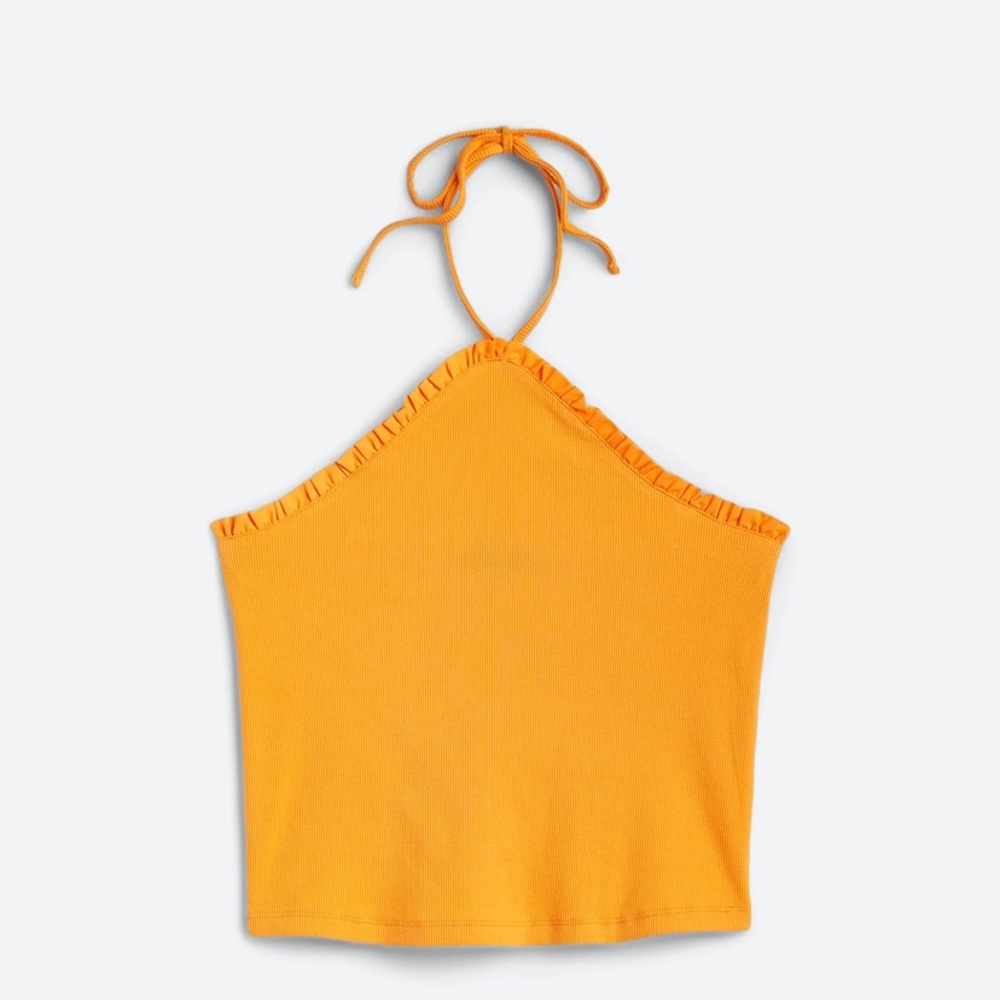 Love Ellie Aidan Cropped Halter Knit Top